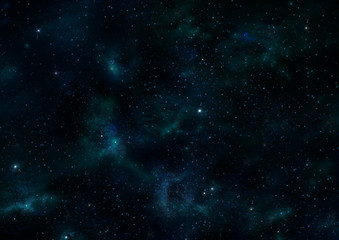 Fototapeta premium Night sky, universe with stars and nebula