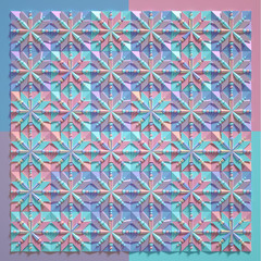 Beautiful, cheerful pattern background. 3d illustration, 3d rendering.