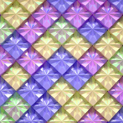 Fototapeta premium Beautiful, cheerful pattern background. 3d illustration, 3d rendering.