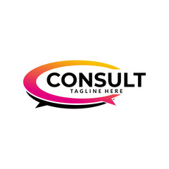 Consulting logo icon vector isolated
