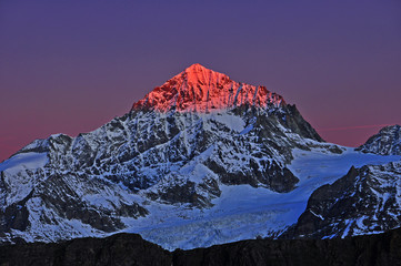 Dent Blanche, Morgenrot