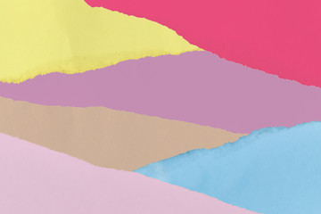 Rip colorful of soft pastel paper background. Creative design for backdrop or wallpaper.