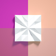 Beautiful, cheerful pattern background. 3d illustration, 3d rendering.