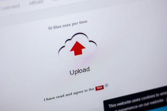 Ryazan, Russia - June 05, 2018: Homepage of UsersCloud website on the display of PC, url - UsersCloud.com.
