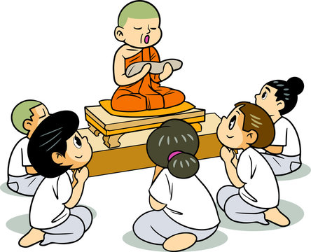 Buddhist Monk Cartoon Images – Browse 3,887 Stock Photos, Vectors, and  Video | Adobe Stock