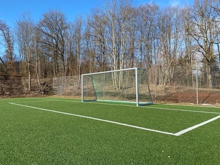 soccer ball on field