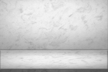 white wall and floor