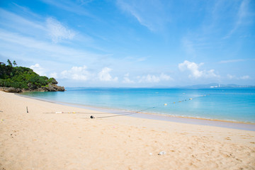 Fototapeta na wymiar 沖縄の海　大泊ビーチ