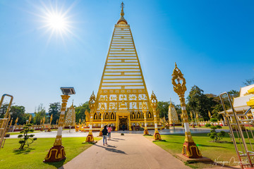 Pagoda at Phrathat Nong Bua Temple in Ubonratchatani.Thailand