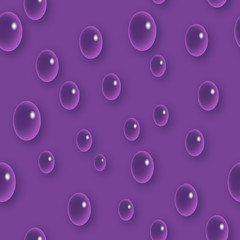 水滴 Water Drop シームレス パターン イラスト