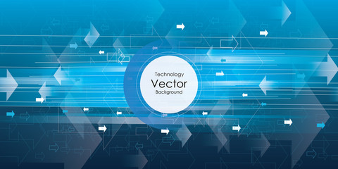 Vector digital speed technology, abstract background