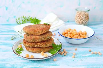 Kichererbsen- Bratlinge