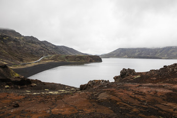 Naklejka na ściany i meble Beautiful view of the landscape in Iceland