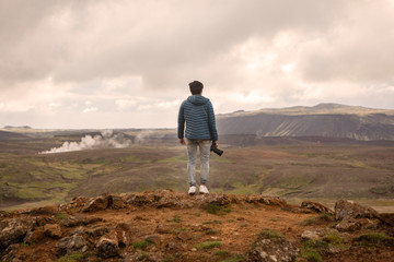 Beautiful view of the landscape in Iceland