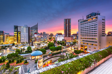 Hamamatsu City, Shizuoka, Japan Downtown Cityscape