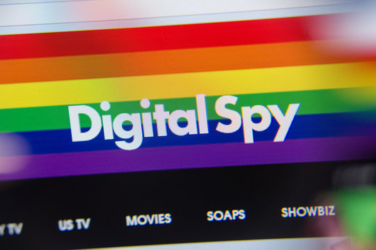 Ryazan, Russia - June 16, 2018: Homepage of DigitalSpy website on the display of PC, url - DigitalSpy.com.
