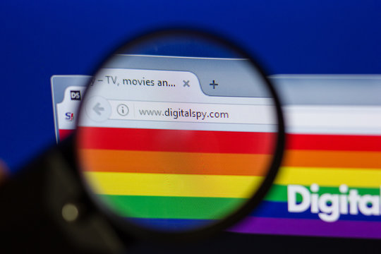 Ryazan, Russia - June 16, 2018: Homepage of DigitalSpy website on the display of PC, url - DigitalSpy.com.