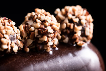 Handmade Patisserie Confection. Creative Art of Confectionery. Close Up Detail View