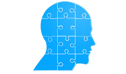 Mind, brain power and energy concept 3d.