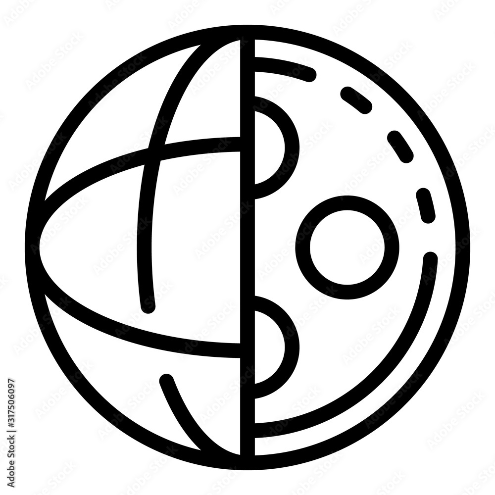 Poster global gaming icon. outline global gaming vector icon for web design isolated on white background