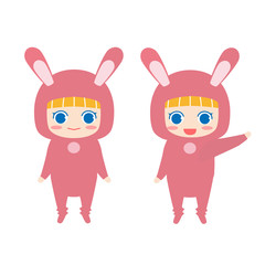 きぐるみ　うさぎ