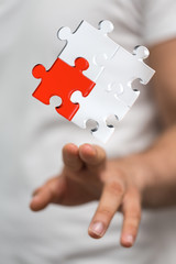 Business solutions, success and strategy, learning concept. .