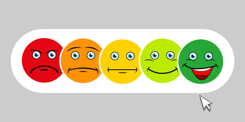 High quality vector round yellow cartoon bubble emoticons comment