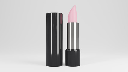 Lipstick for your design and logo. Easy to change colors. Mock up model.