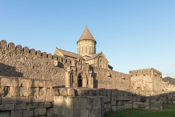 The Svetitskhoveli Cathedral in the Mtskheta city in Georgia