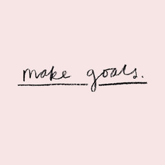 Hand lettered motivational quote