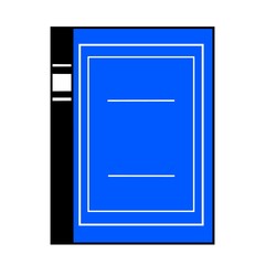 color icon of a notebook
