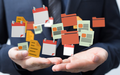 Cloud storage and Computing concept.