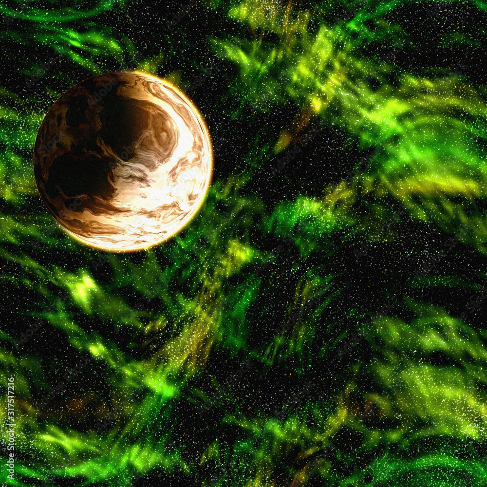 Canvas Prints planet in space