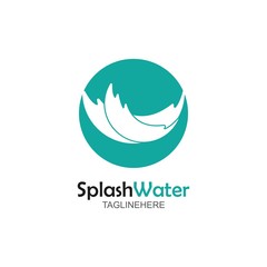 Water Splash logo vector ilustration