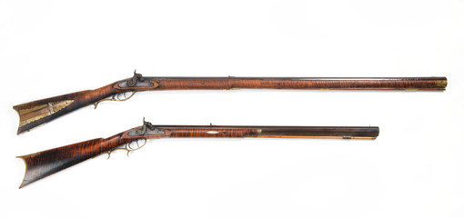 Antique Mountain Mans Rifles.