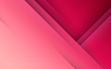Modern abstract pink background diagonal papercut decoration