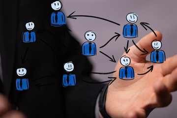 Abstract technology group and data.