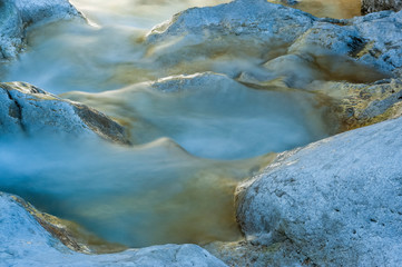 Detail of Colvera River in the Dolomiti Friulane natural park, Friuli Venezia Giulia, Italy, Europe