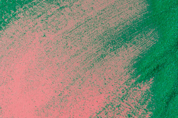 color sand in geometric pattern background 