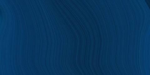 background graphic with modern soft swirl waves background design with midnight blue, teal green and very dark blue color