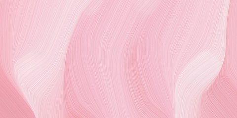 background graphic with modern soft curvy waves background illustration with pink, misty rose and pastel magenta color