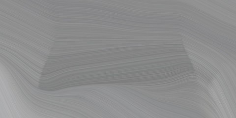 Obraz premium background graphic with modern curvy waves background illustration with gray gray, dark gray and dim gray color