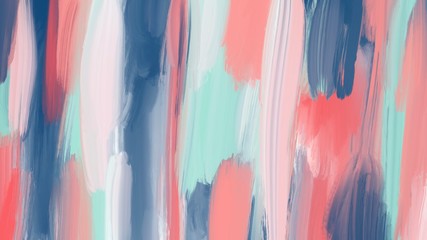 beautiful abstract illustration paint like background backdrop with brush stroke texture in color palette tone color of classic blue,red pink,