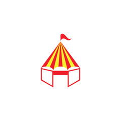 Obraz premium Circus Logo Template vector symbol