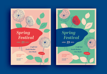 Spring Festival Flyer Layout