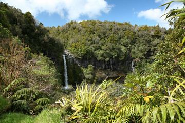Nowa Zelandia, wodospad Dawson Falls - obrazy, fototapety, plakaty