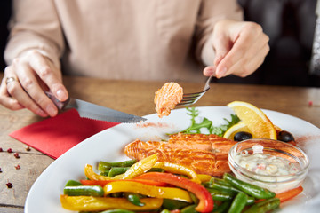 chef preparing food in kitchen