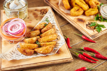 food on table