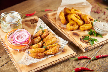 food in the restaurant