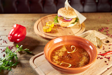 soup with mushrooms